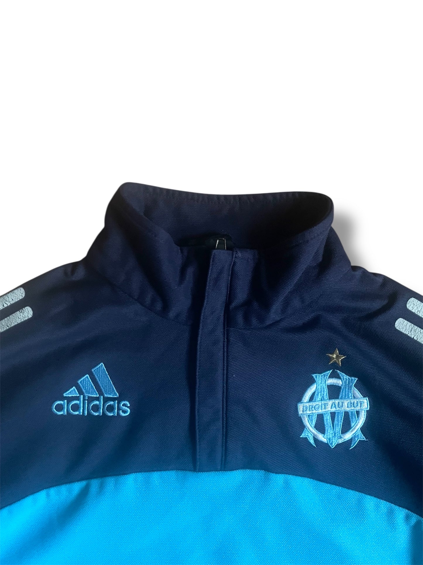 2002 Adidas Olympique Marseille Half-Zip (XS)