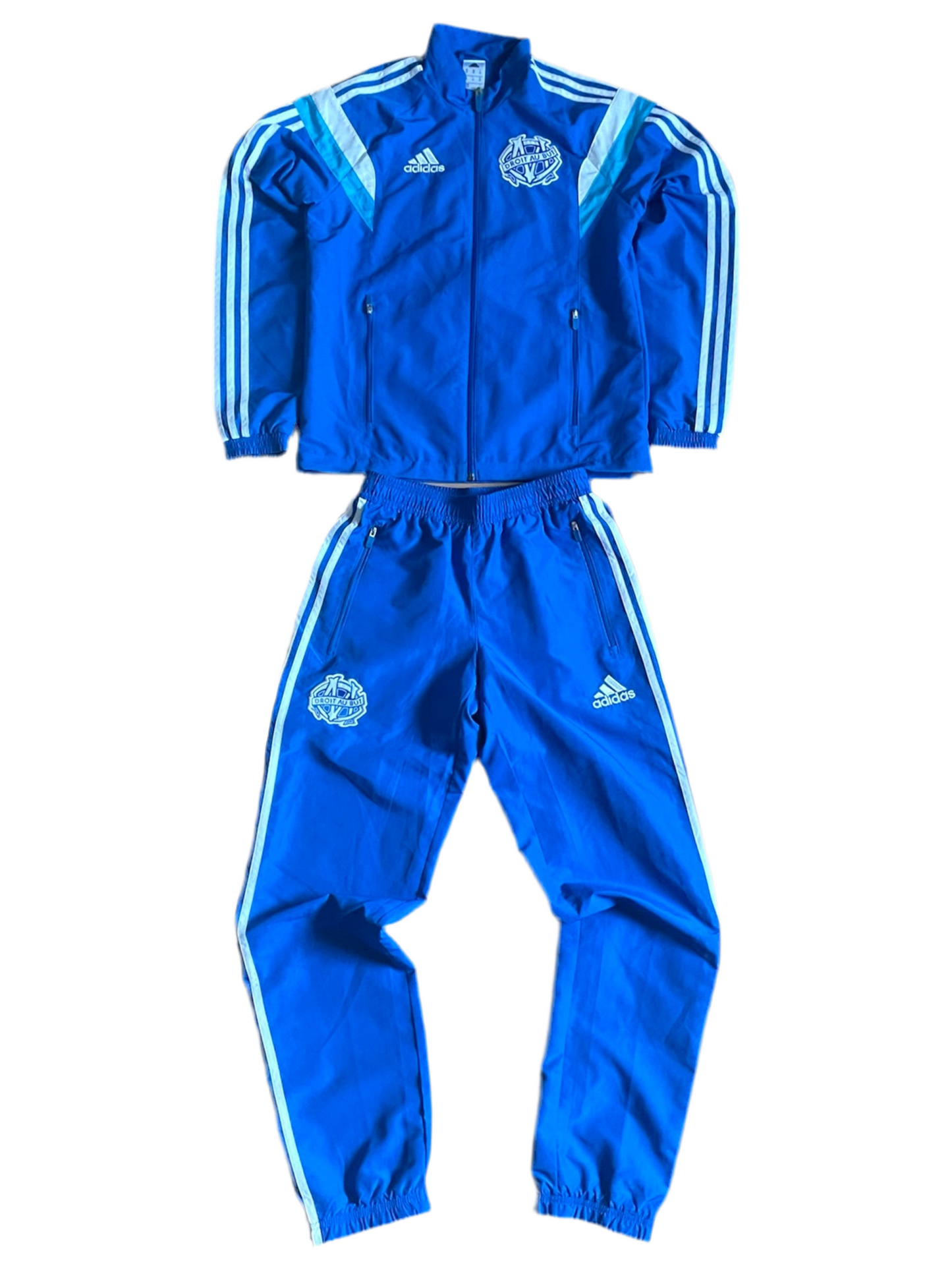 2014 Adidas Olympique Marseille Tracksuit (XS)
